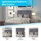 Flash Furniture Roxbury Full Platform Bed, Light Gray SL-BK5-F-LG-GG - alternate 4